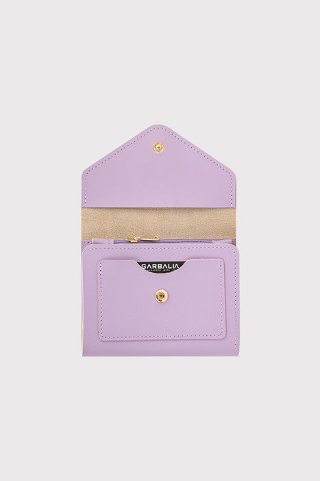 Zoozie Bags Cartera Lila para Mujer de Piel PU, Elegante y Compacta, Cierre Cremallera, Perfecta para Uso Diario